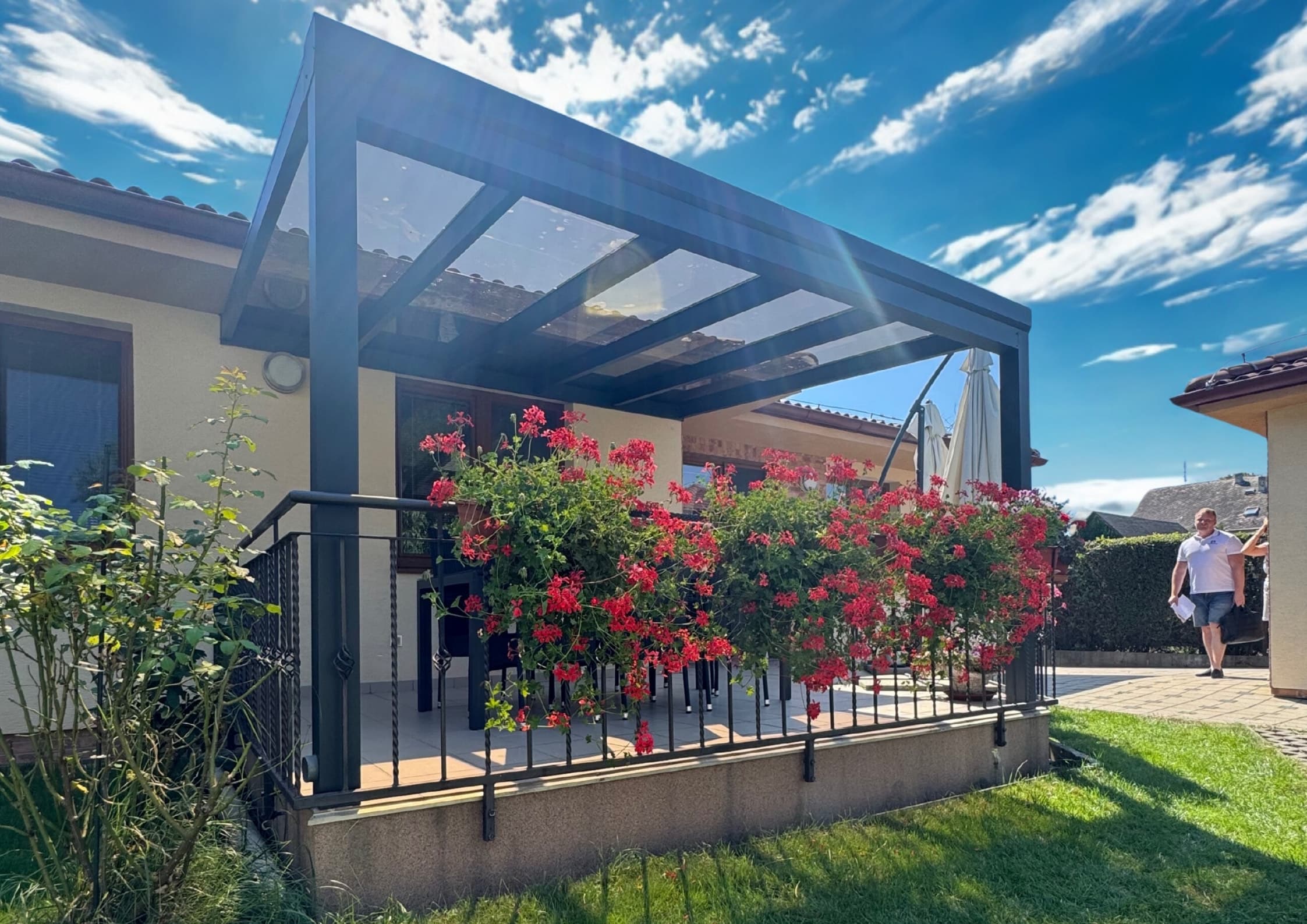 Hliníková pergola — BA — Vrakuňa
